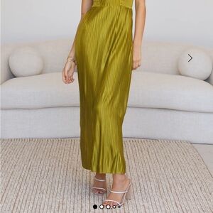 Hello Molly Olive Maxi Dress new no tags